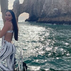 Jumpsuit size 4 - open back